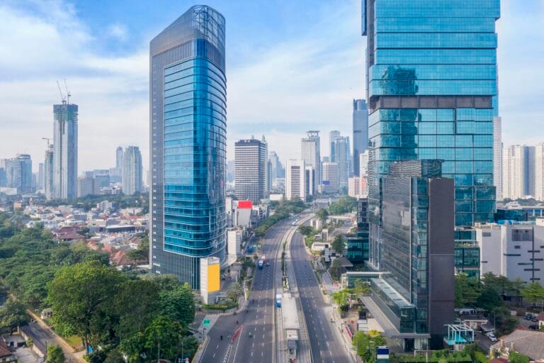 jakarta office building business district