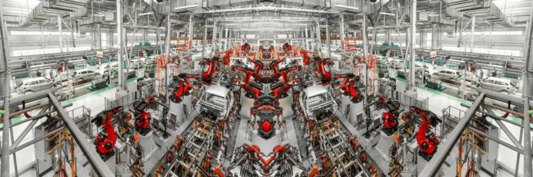 Aircraft components production line setup for a Canadian corporation