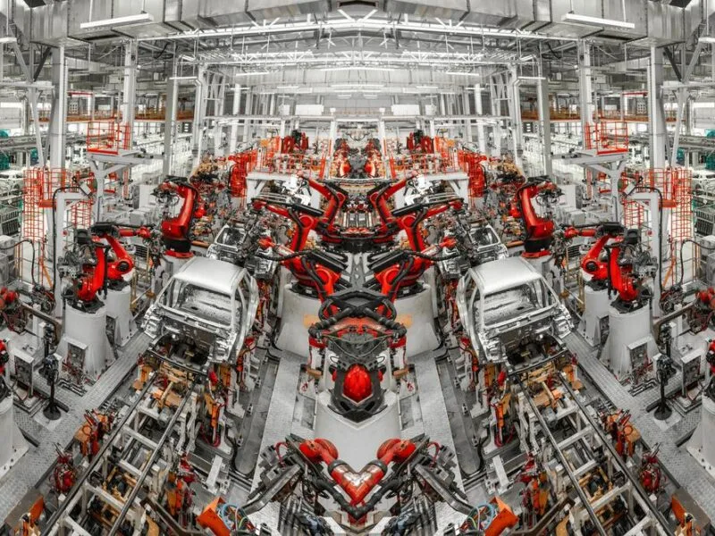 Aircraft components production line setup for a Canadian corporation