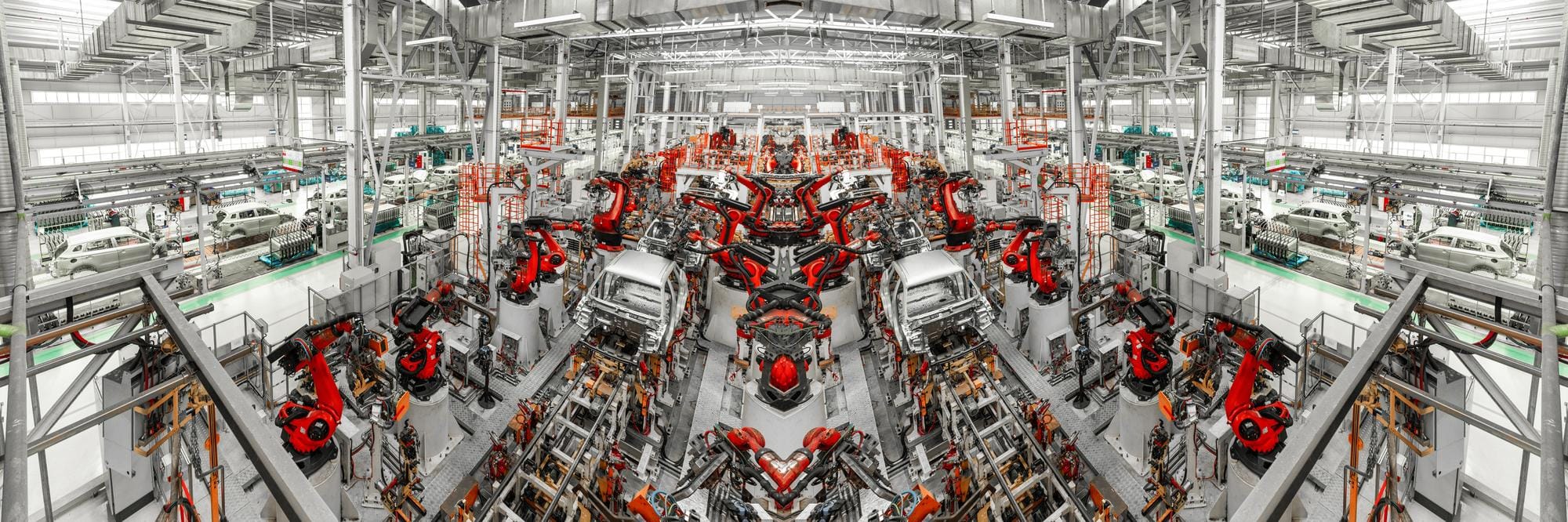 Aircraft components production line