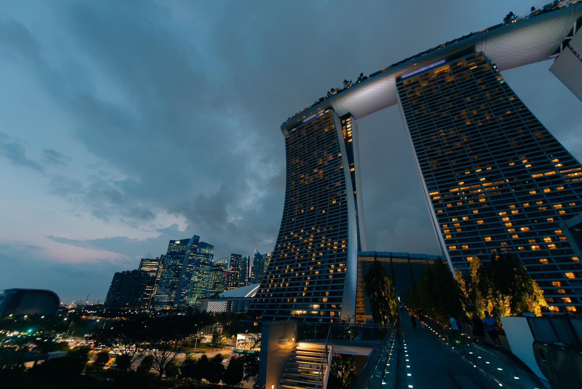 singapore marina bay business district