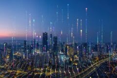 Smart city technology urban network