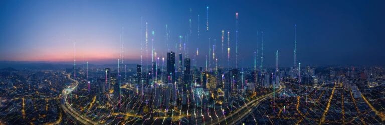 Smart city technology urban network