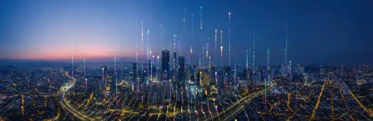 Smart city technology urban network