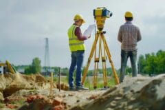 Land survey property development site under Indonesia's agrarian law framework