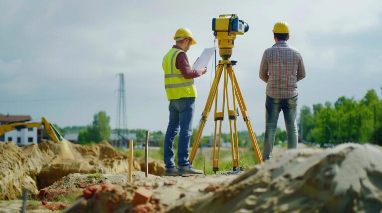 Land survey property development site under Indonesia's agrarian law framework