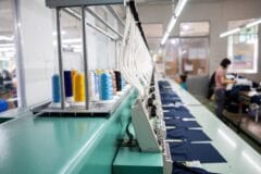 Textile factory sewing production across 35 years of Taiwan-Vietnam investment