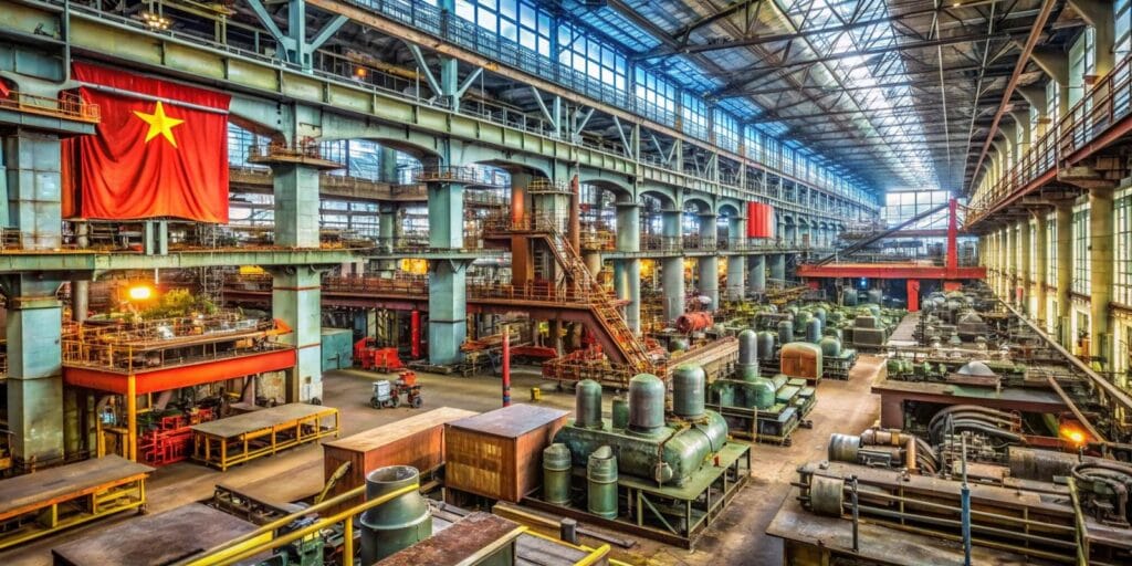 Industrial manufacturing plant