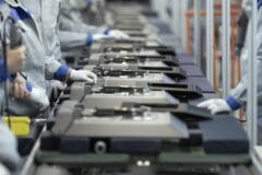 Electronics manufacturing assembly line in Thailand's Eastern Economic Corridor