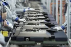 Electronics manufacturing assembly line in Thailand's Eastern Economic Corridor