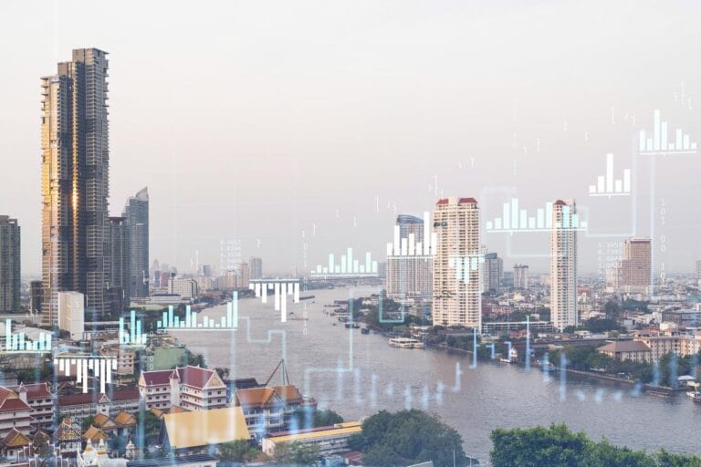 Vietnam city skyline economic growth