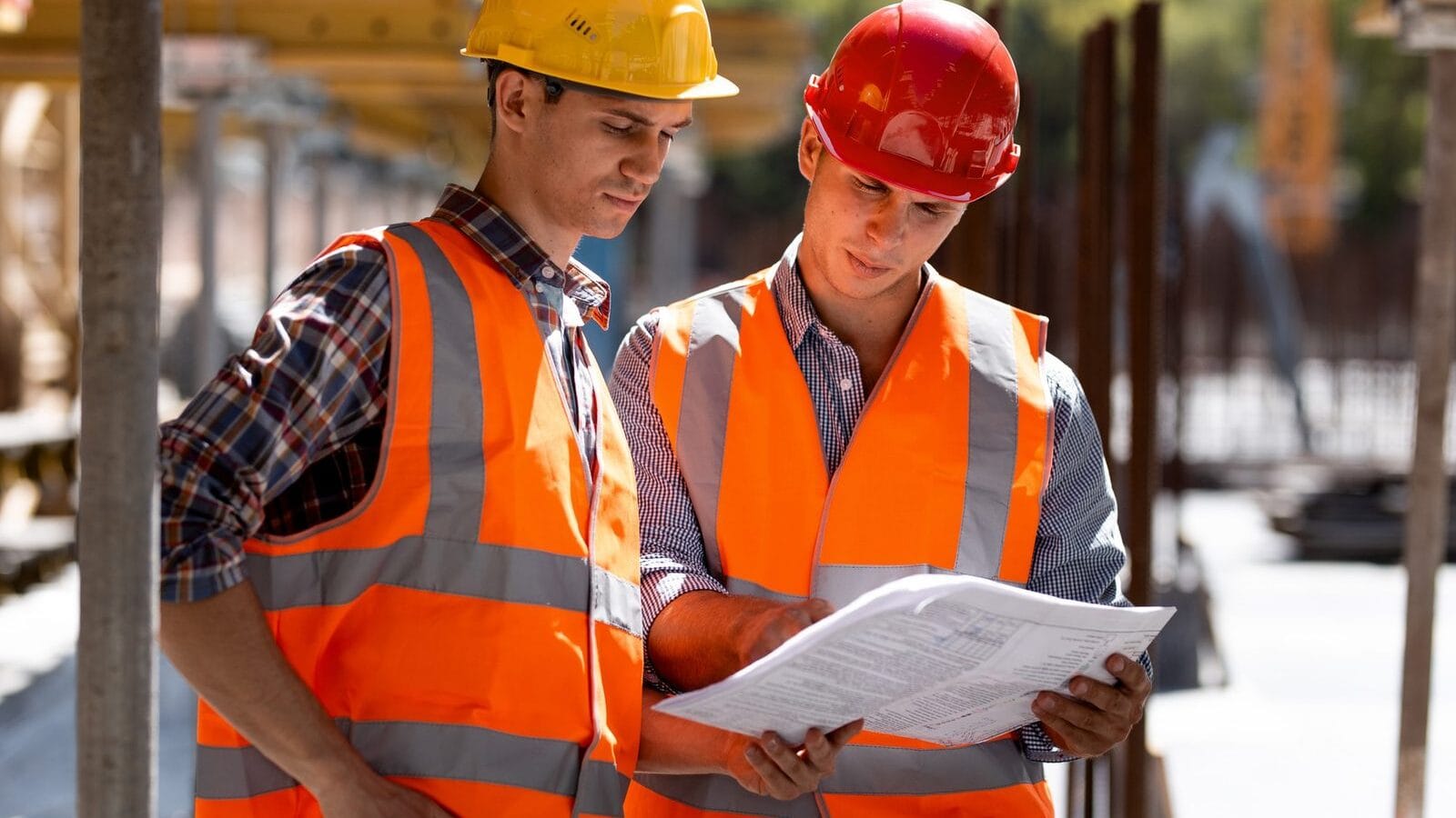 Construction engineers site safety helmets in Vietnam's market