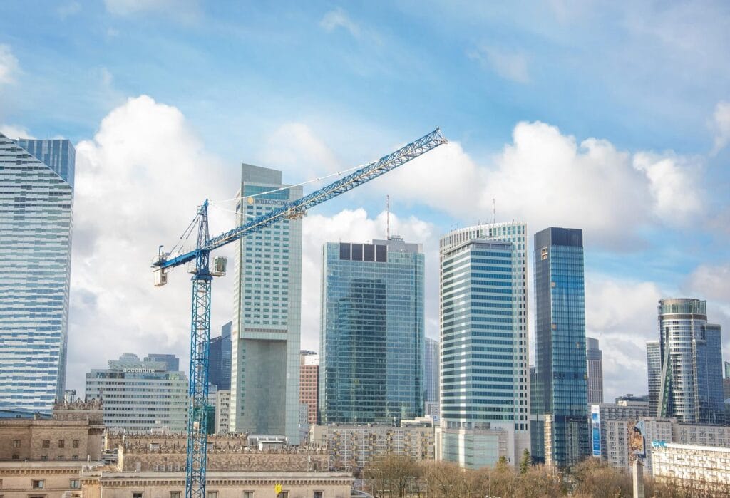 High rise construction crane city in Vietnam's market