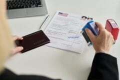 Passport and visa documents required for foreign employees working in Vietnam